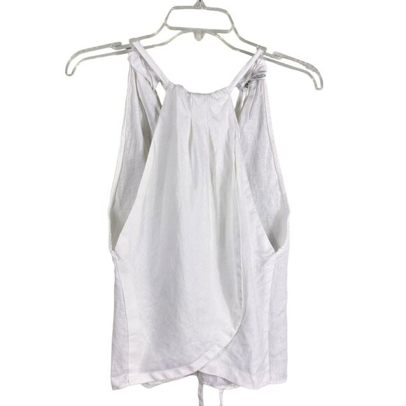 Zara White Halter Tank Top - Picture 3 of 10